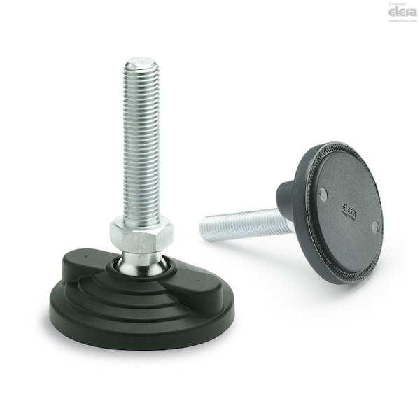 Elesa Levelling feet for ground mounting, LV.F-100-14-M8x68 LV.F - main